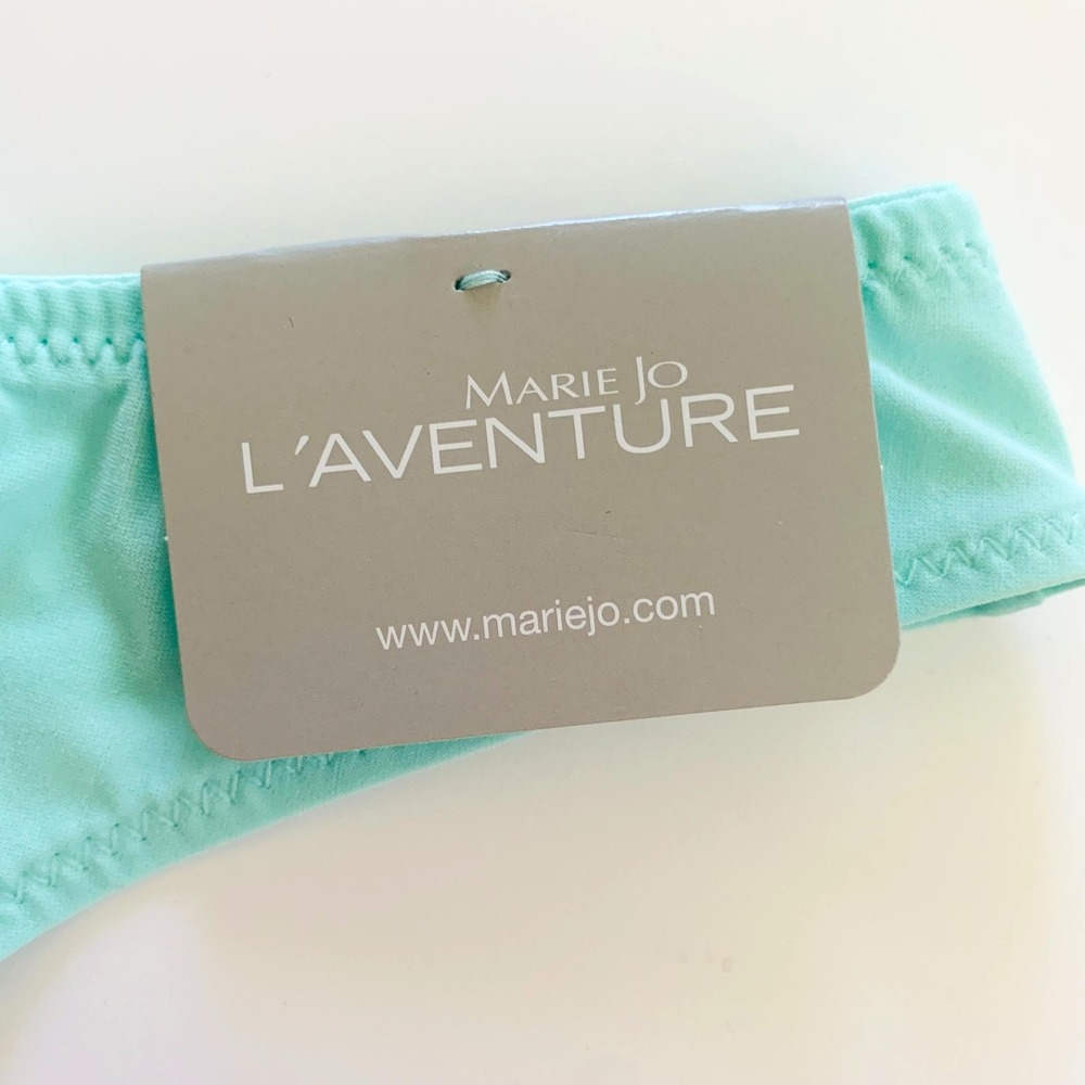 NWT Marie Jo L'Aventure Ernest Thong Panty US/UK Small FR/EU 38 Green Sporty - Picture 7 of 7